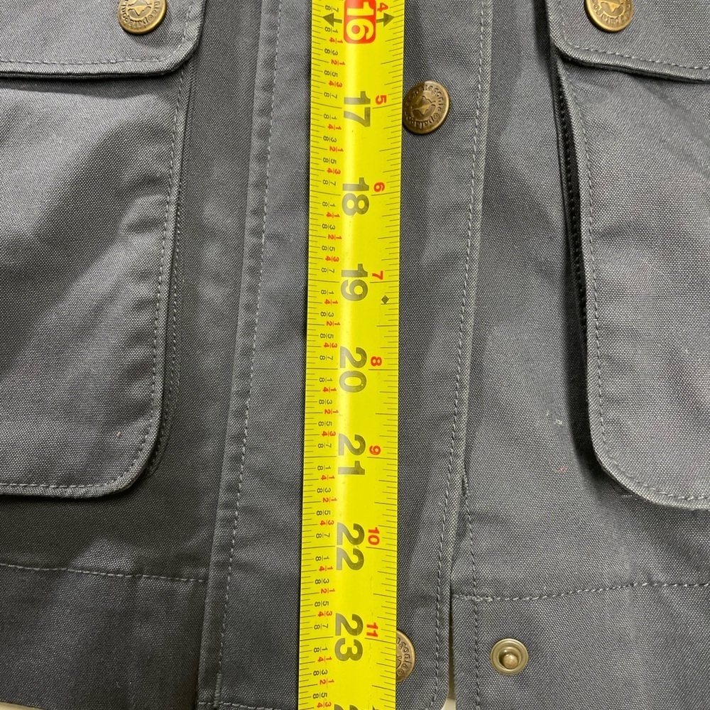 Patagonia Womens Prairie Dusk Barn Jacket Smolder Blue Military Style Coat Sz S - Picture 13 of 16